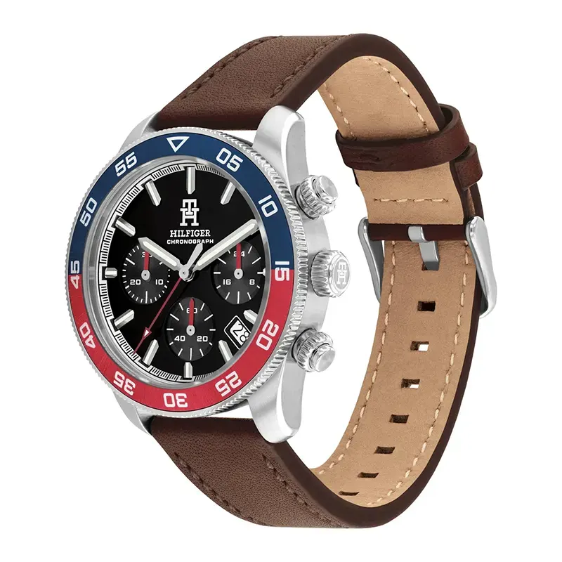 Tommy Hilfiger TH85 Chronograph Pepsi Men's Watch Watch- 1792166